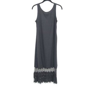 Orange USA Slip Dress Women XS Black Dark Feminine Witchy Whimsigoth LBD Vintage